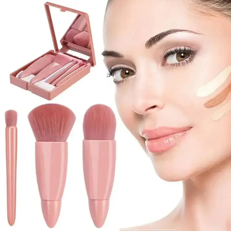 Travel Size Makeup Brushes Set | 5pcs Mini Charger - Electronics > Power | Makeup Plastic (View 2)