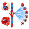 Kid Cartoon Cool Projection Watch Marvel Spider-Man