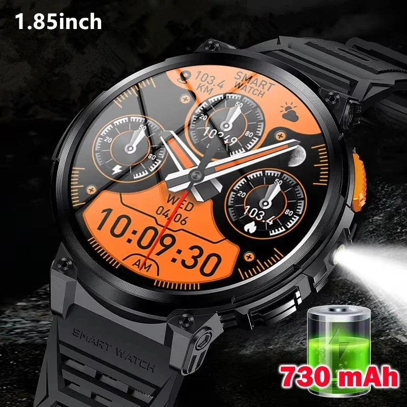Hd Screen Smartwatch Flashlight | 185 Led Converter - Home & Garden > Lighting | Alloy Bluetooth
