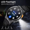 New 1.85” HD screen smartwatch | LED flashlight | 730mAh battery | BT call