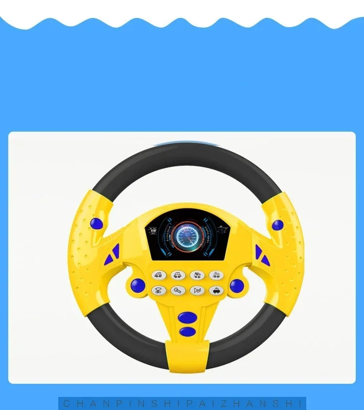 Eletric Simulation Steering Wheel Toy Light Sound Baby - Home & Garden > Lighting | Collar (View 16)