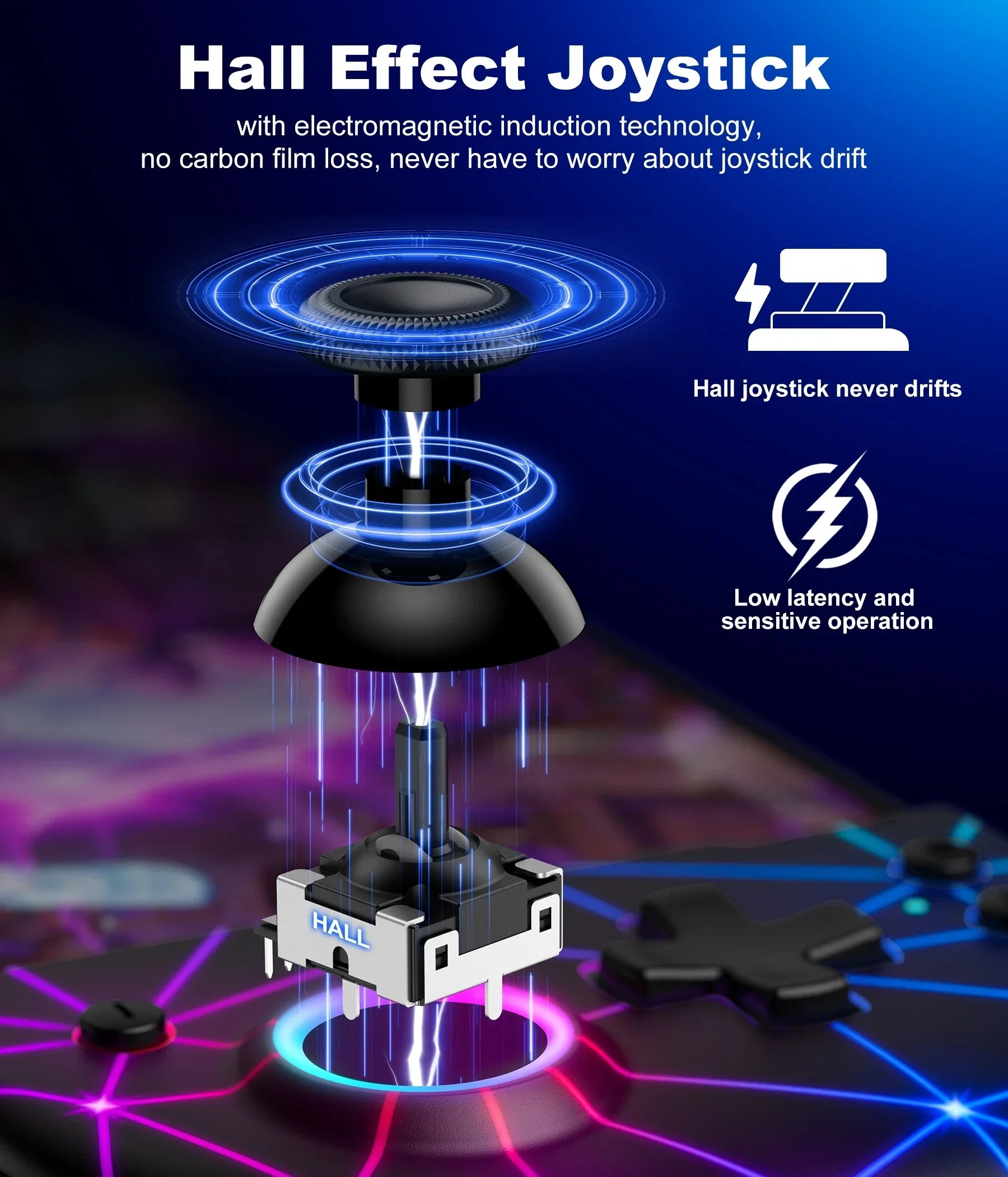 Nintendo Switch Oled Controller Hall Effect | Dock - Home & Garden > Lighting | Bluetooth Smart (View 2)