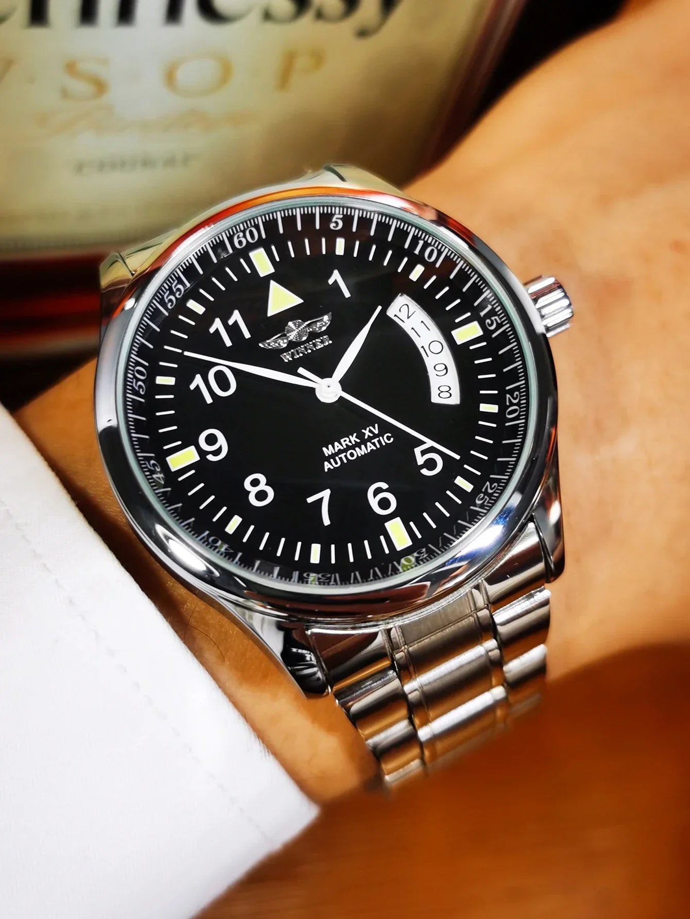 Winer Business Automatic Watch Men Calendar | Dock - Home & Garden > Decor | Automatic Business (View 17)