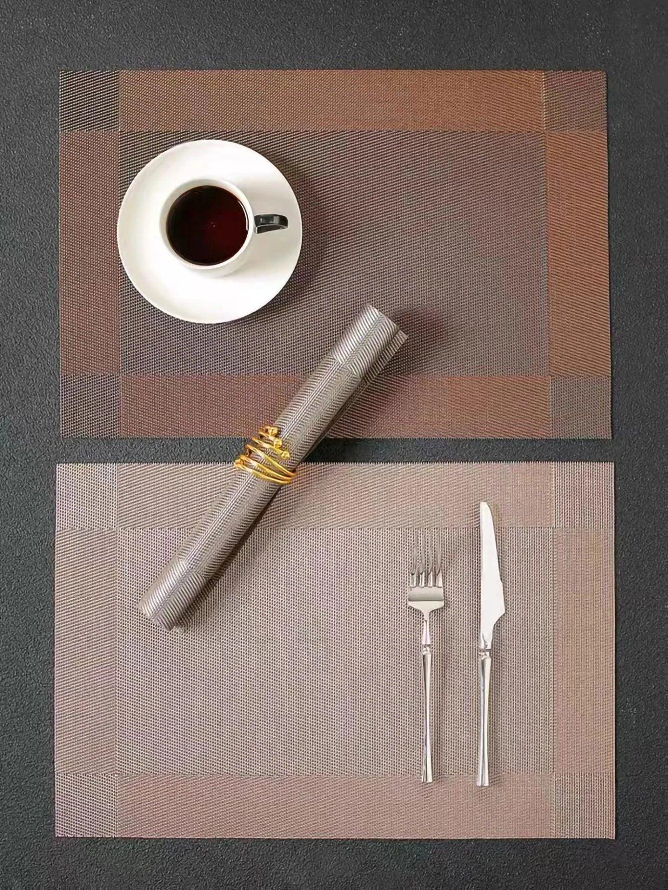Style Western Dinner Mat Pvc Placemat Hotel Heat Proof - Product | European Plastic (View 10)