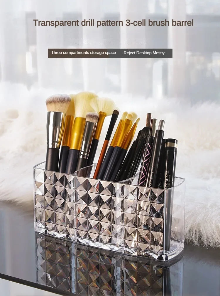 Piece Diamond Patterned Mirror Cabinet Storage Box - Home & Garden > Storage & Organization | Diamond Elegant (View 6)