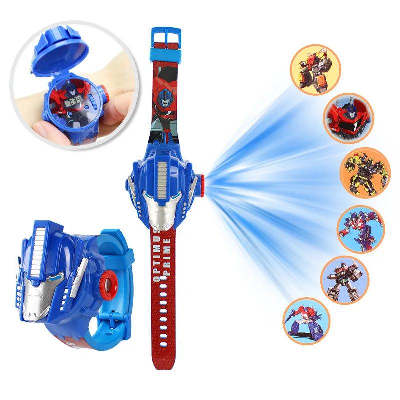 Kid Cartoon Cool Projection Watch Marvel Spider-Man - Unik Store
