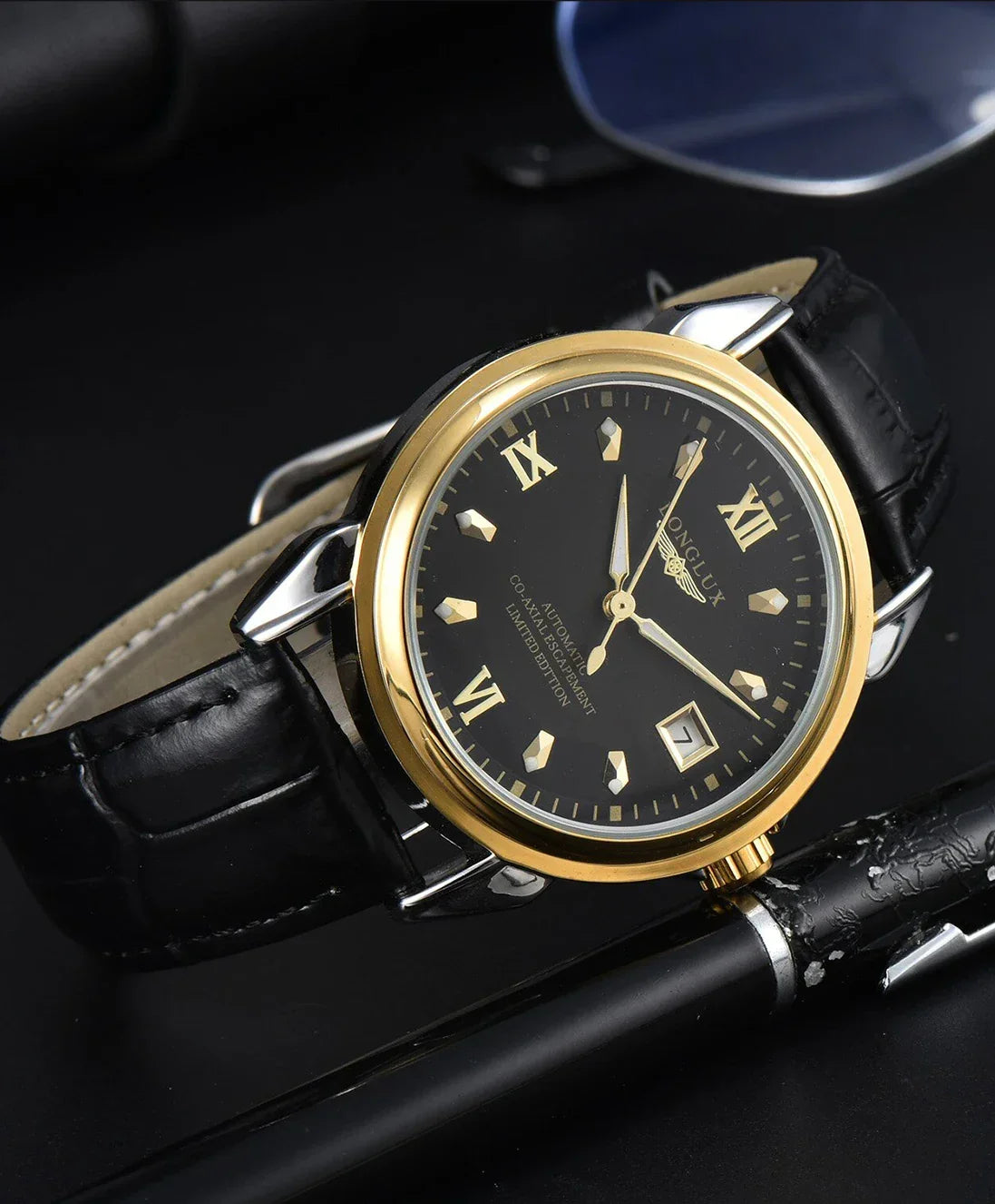 Longlux Automatic Man Watch Business Leisure | Holder - Apparel & Accessories > Jewelry > Watches | Automatic Elegant (View 20)