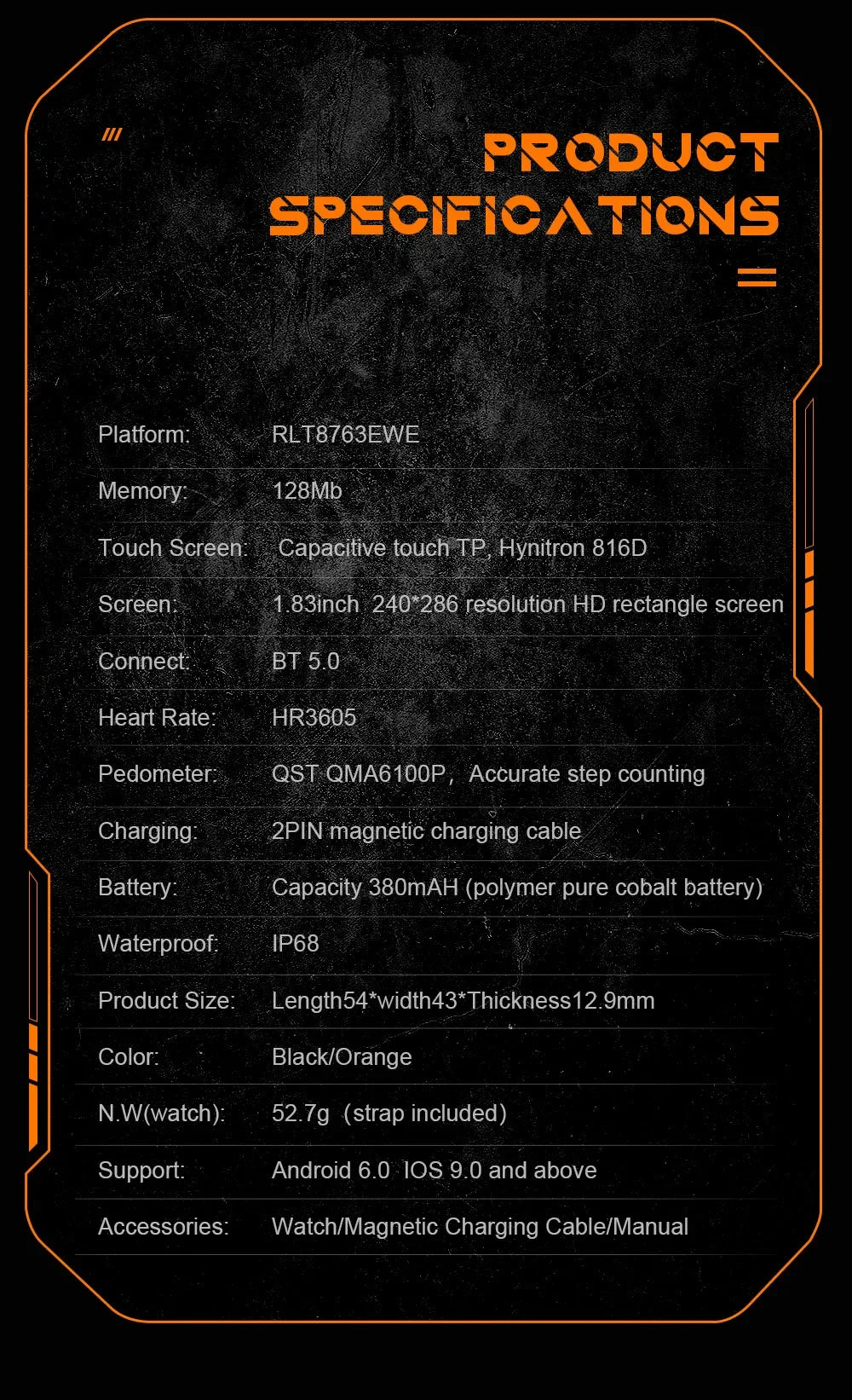 Smartwatch Cubot J9 Doogee S59 | Organizer Holder - Home & Garden > Storage & Organization | Bluetooth Device (View 7)