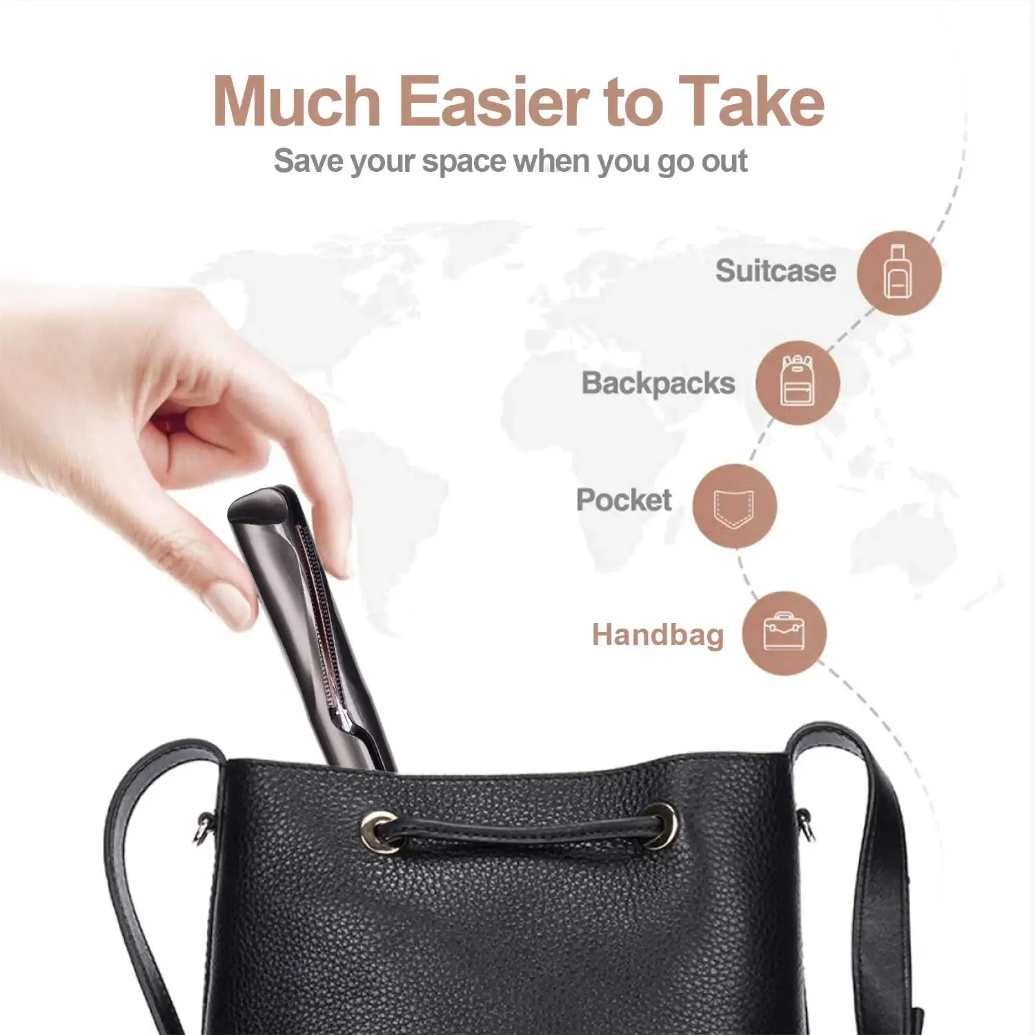 Hair Straightener Curler Twist Straightening | Holder - Uncategorized | Accessory Elegant (View 16)