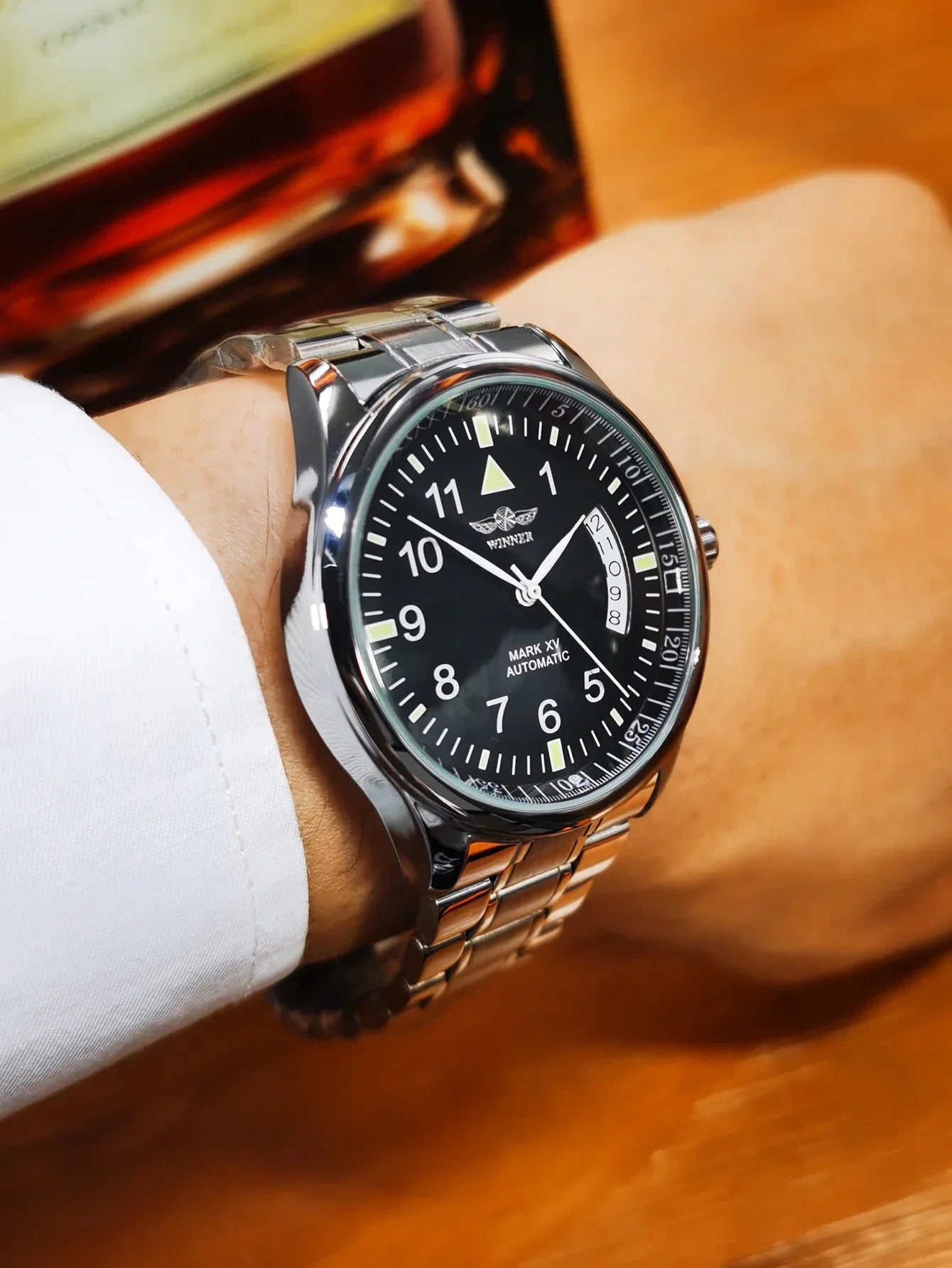 Winer Business Automatic Watch Men Calendar | Dock - Home & Garden > Decor | Automatic Business (View 18)