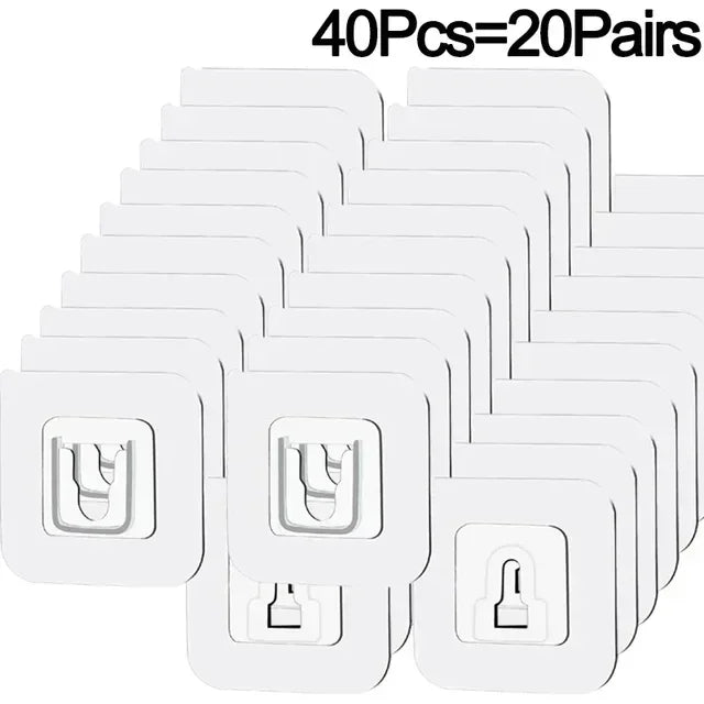 Double Sided Self Adhesive Hook Traceless Wall - Uncategorized | 2Pcs Adhesive (View 18)