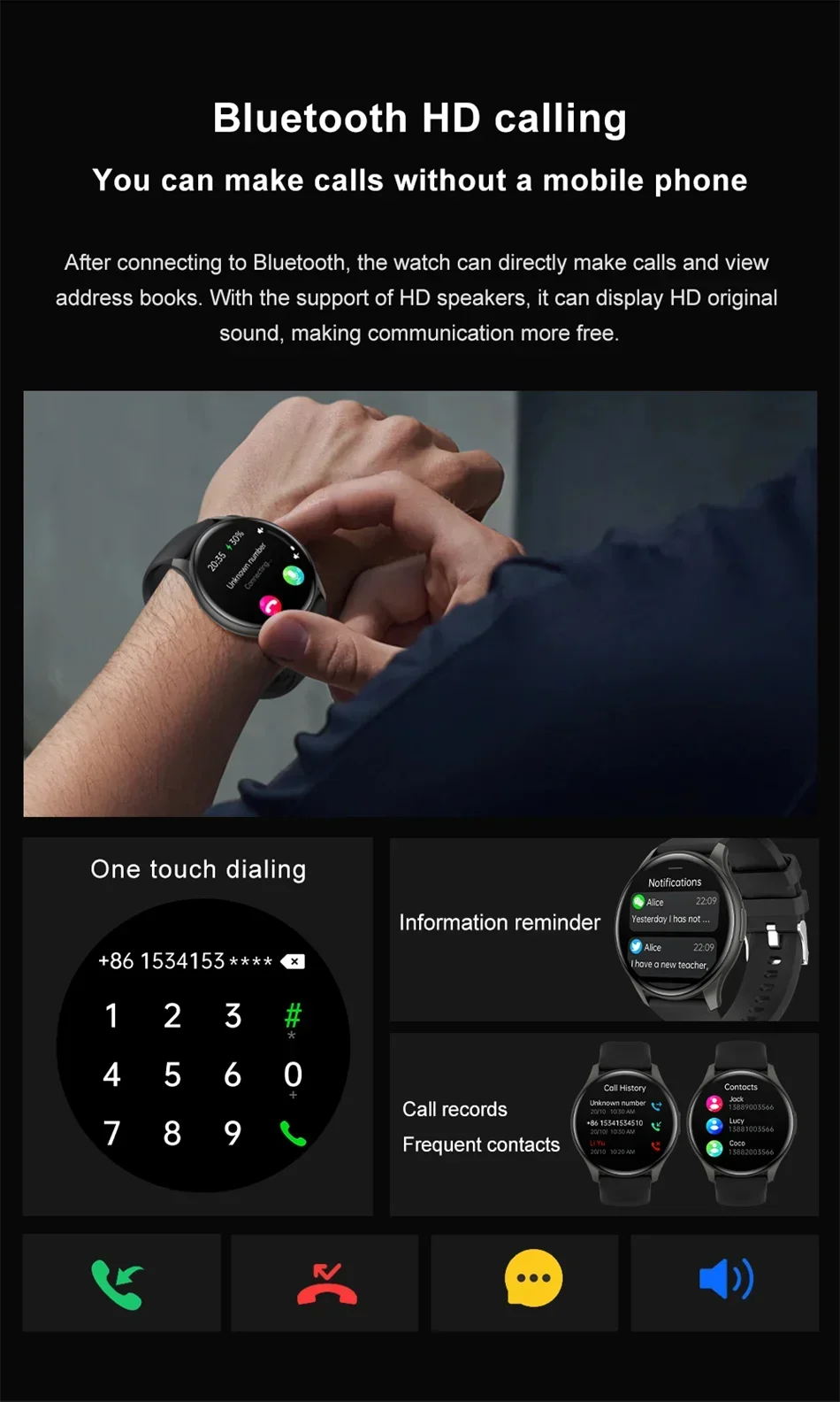 Xiaomi Inches Bt Call Smartwatch Amoled | 143 - Home & Garden > Lighting | Bluetooth Inches (View 10)