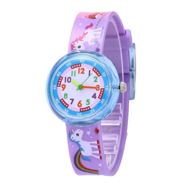 kids quartz watches for student boys girls clock - Unik Store
