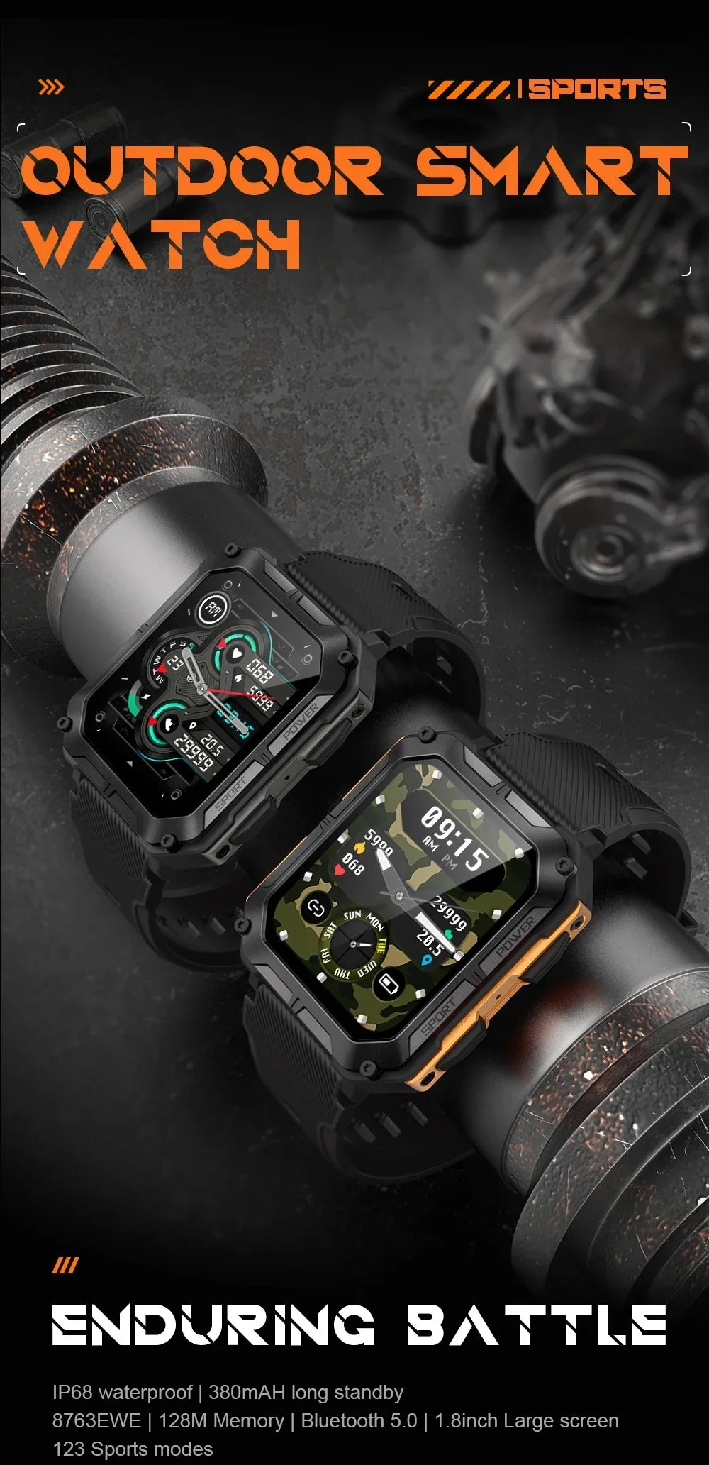 Smartwatch Cubot J9 Doogee S59 | Organizer Holder - Home & Garden > Storage & Organization | Bluetooth Device (View 8)