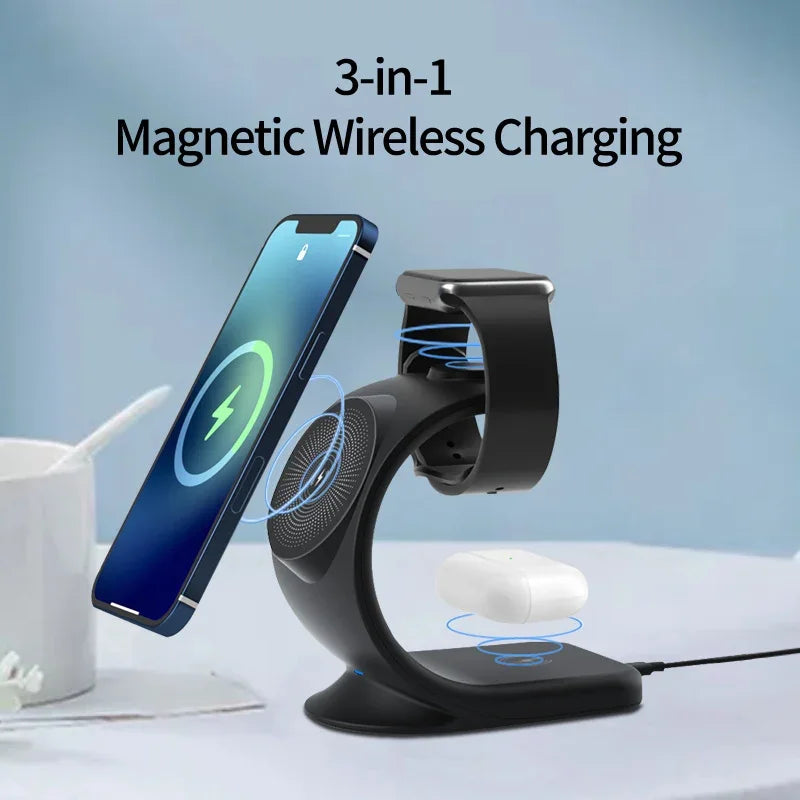 Charger Phone Charging Station Watch Earphones Holder - Electronics > Power | Bluetooth Device