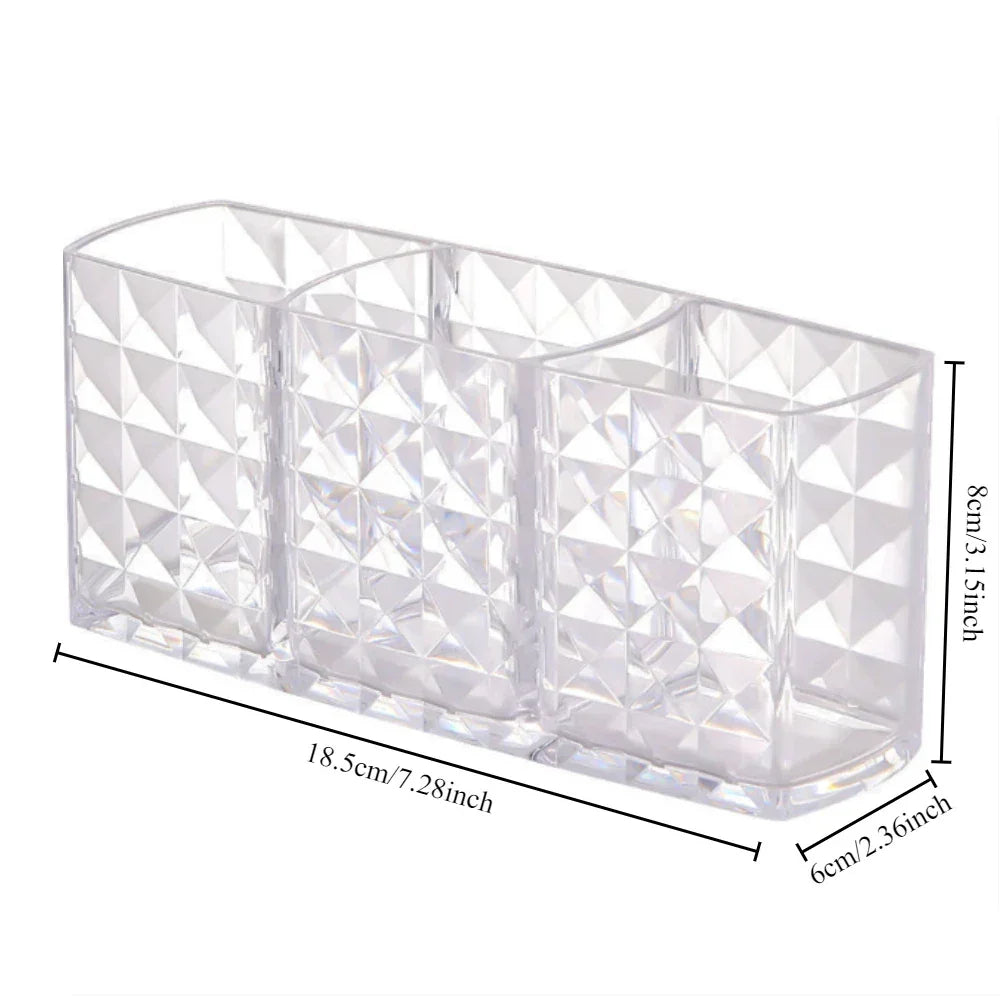 Piece Diamond Patterned Mirror Cabinet Storage Box - Home & Garden > Storage & Organization | Diamond Elegant (View 15)