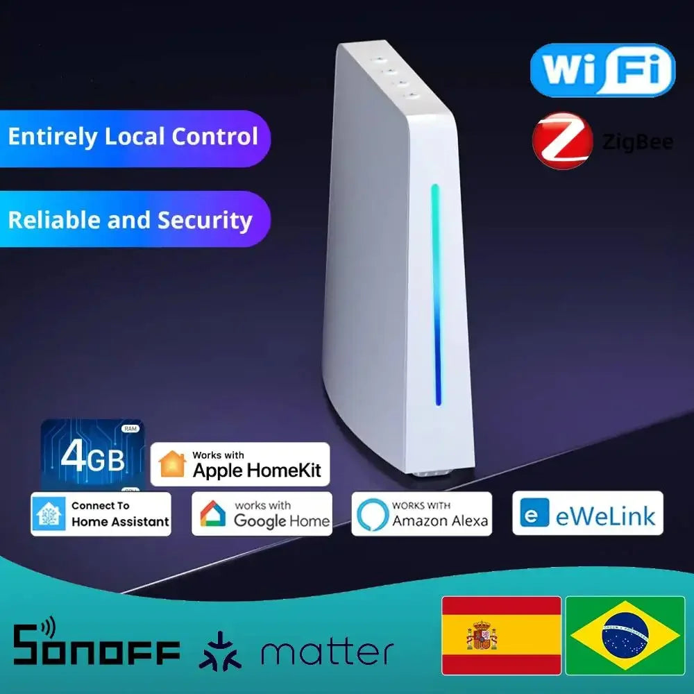 Sonoff Ihost Home Wifi Zigbee Matter Hub Aibridge Local - Product | Bluetooth Device