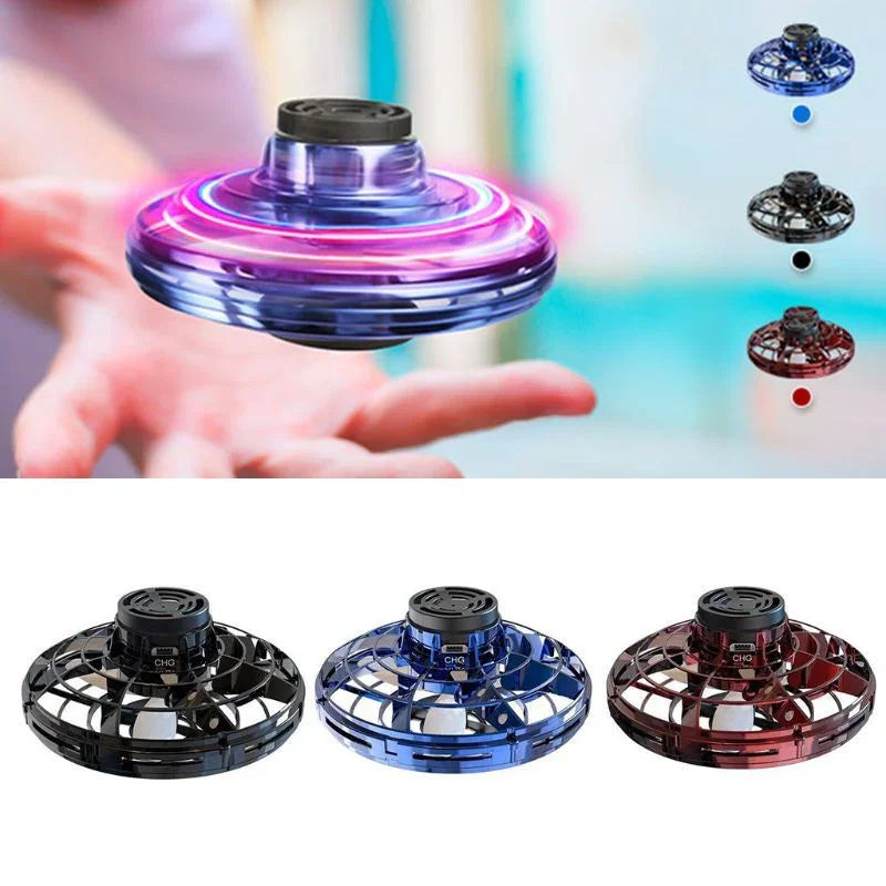 Fingertip Gyro Interactive Decompression Toy Drone Ufo - Home & Garden > Lighting