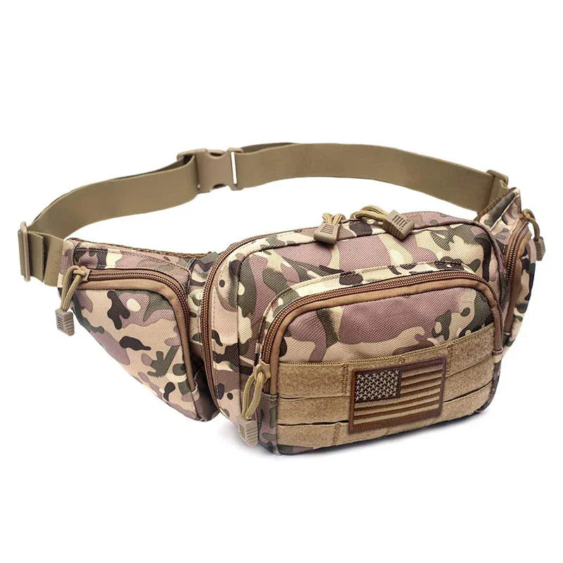 Outdoor Multifunctional Tactical Waist Bag | Gauge - Electronics > Communications > Telephony > Mobile Phone Accessories > Mobile Phone Cases | Bluetooth Multifunctional (View 3)