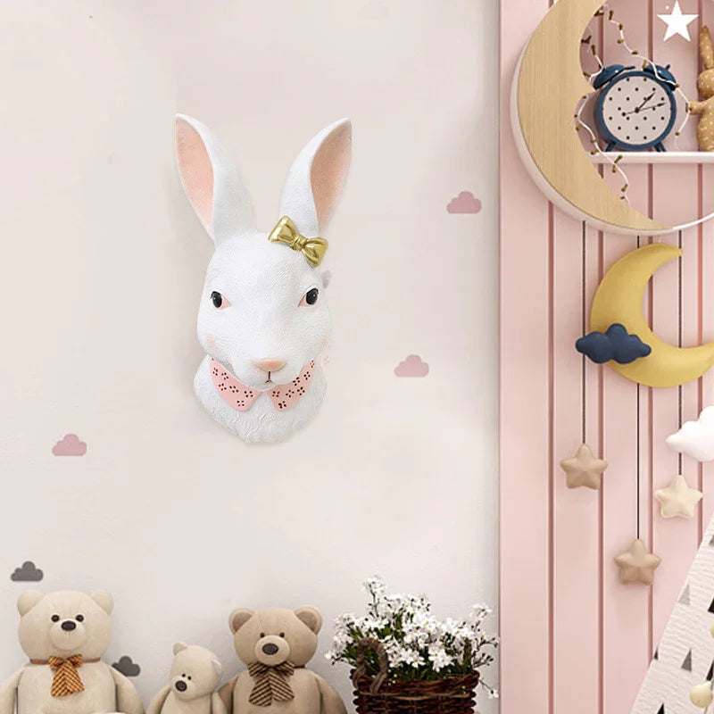 Home Original Cartoon Rabbit Wall Decor | Set - Home Decor | Christmas Decorative (View 2)