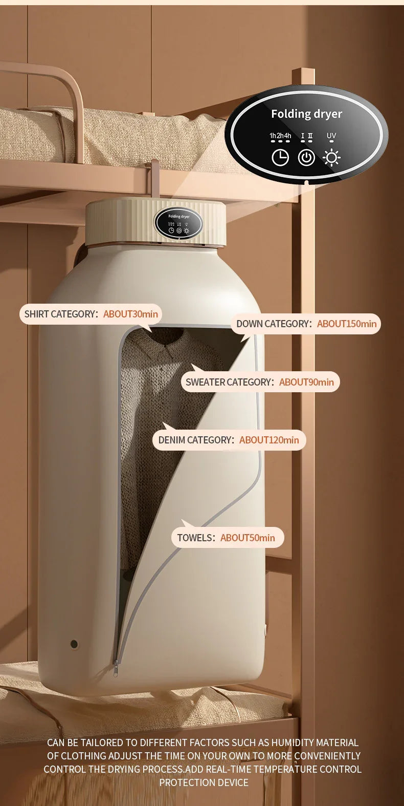 Household Travel Clothes Dryer | Portable Foldable - Heating Radiators | Christmas Decor (View 2)