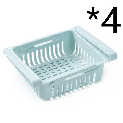 Refrigerator Storage Basket Stretchable Multifunction - Home & Garden > Storage & Organization | Candy Chocolate (View 14)