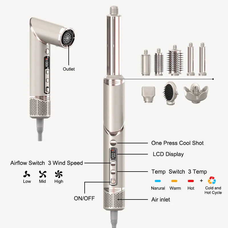 Folding Hair Dryer Negative Ion | 8in1 Organizer - Home & Garden > Storage & Organization | 8In1 Bluetooth (View 5)