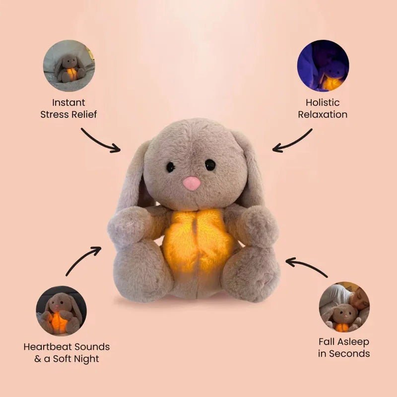 Breathing Rabbit Soothing Sensory Plush Toy Relieve - 0 (View 2)