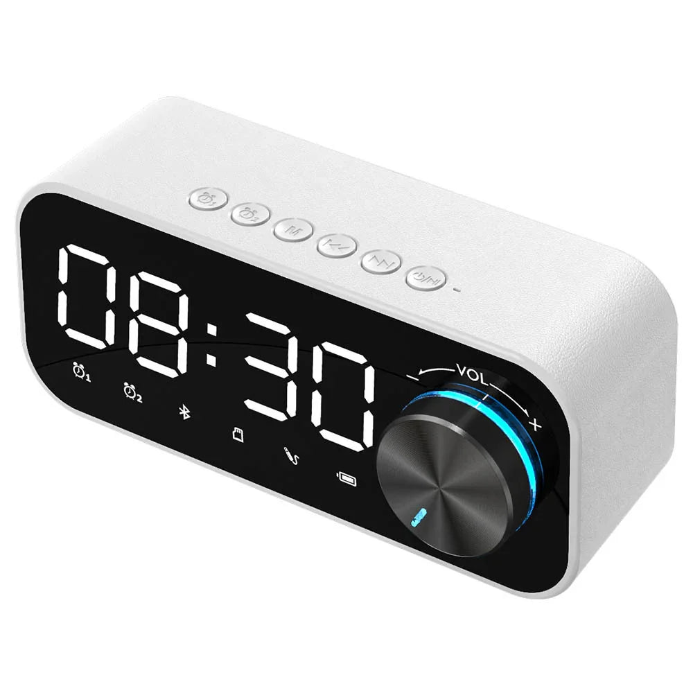 Bluetooth Alarm Clock Speaker Display | Led Gauge - Home & Garden > Lighting | Bluetooth Smart