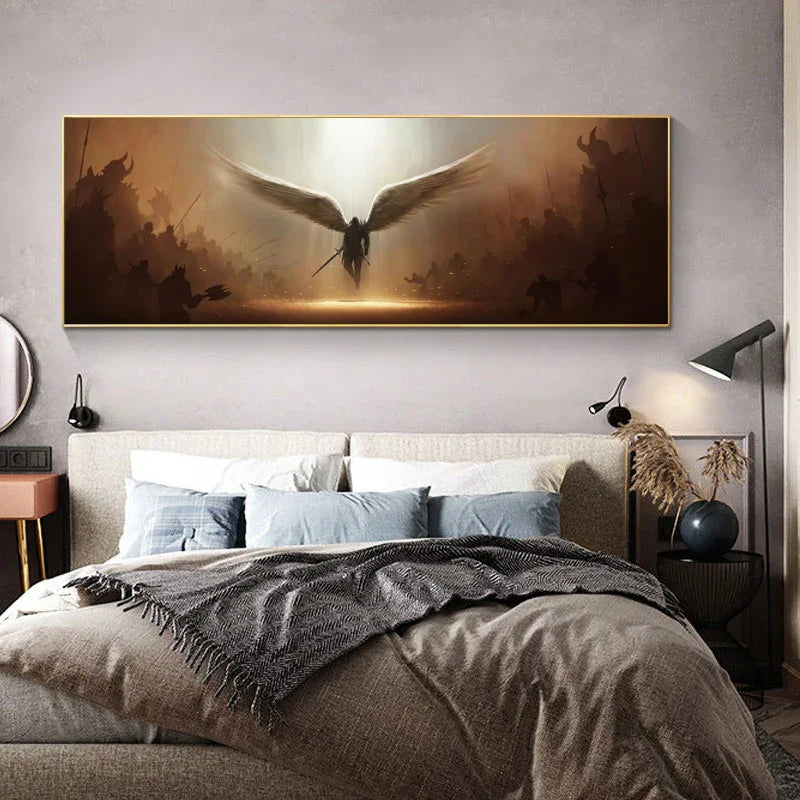 Angel Justice Wall Art Poster Canvas Painting - Home Decor | angel justice (View 4)