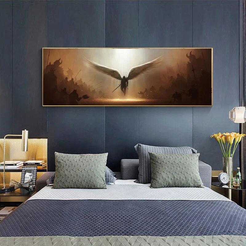 Angel Justice Wall Art Poster Canvas Painting - Home Decor | angel justice