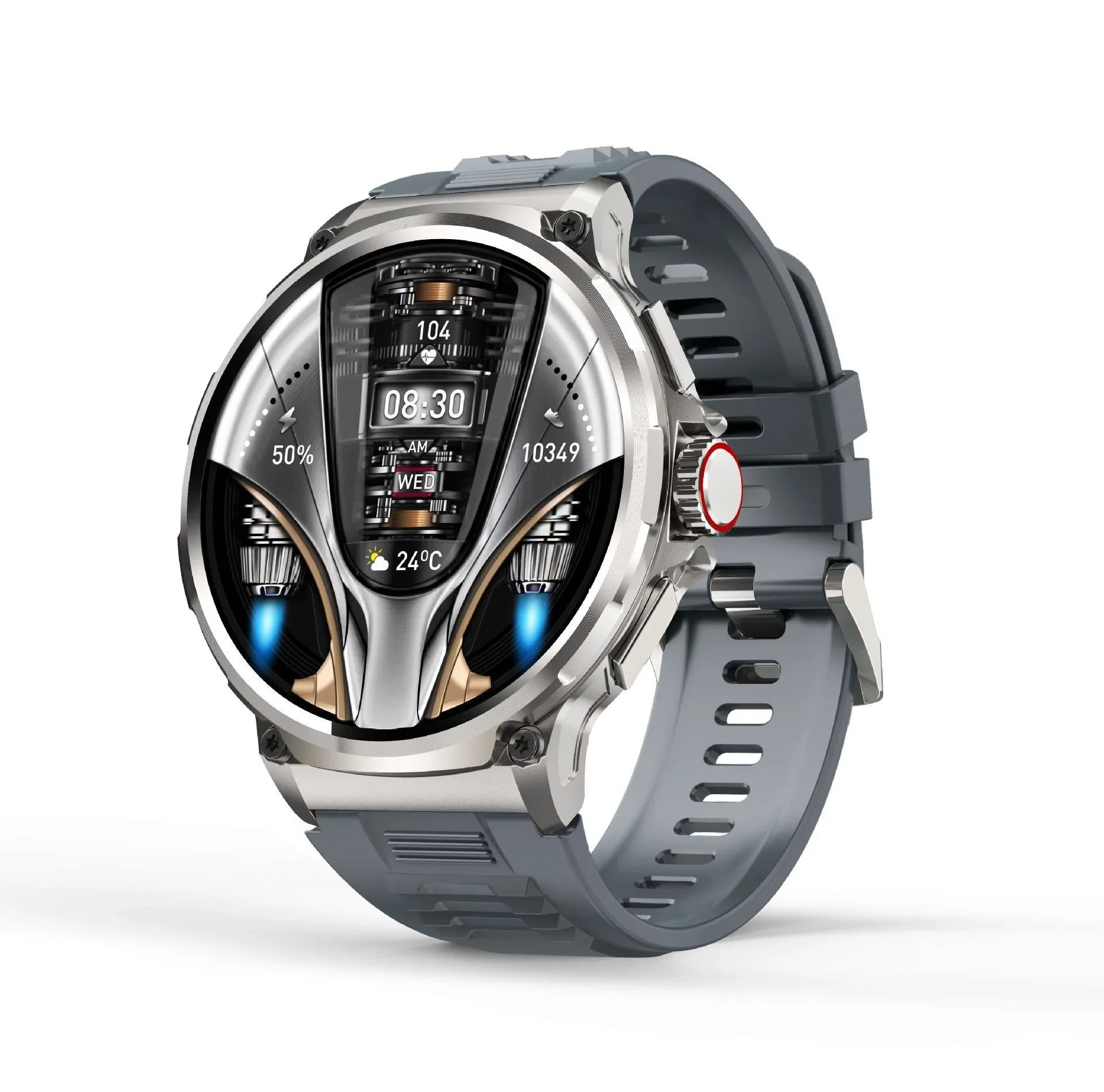 V69 Art Watch | Blue 185 Edition Model Gauge Measuring - Electronics > Communications > Telephony > Mobile Phone Accessories > Mobile Phone Cases | Bluetooth Smart (View 5)