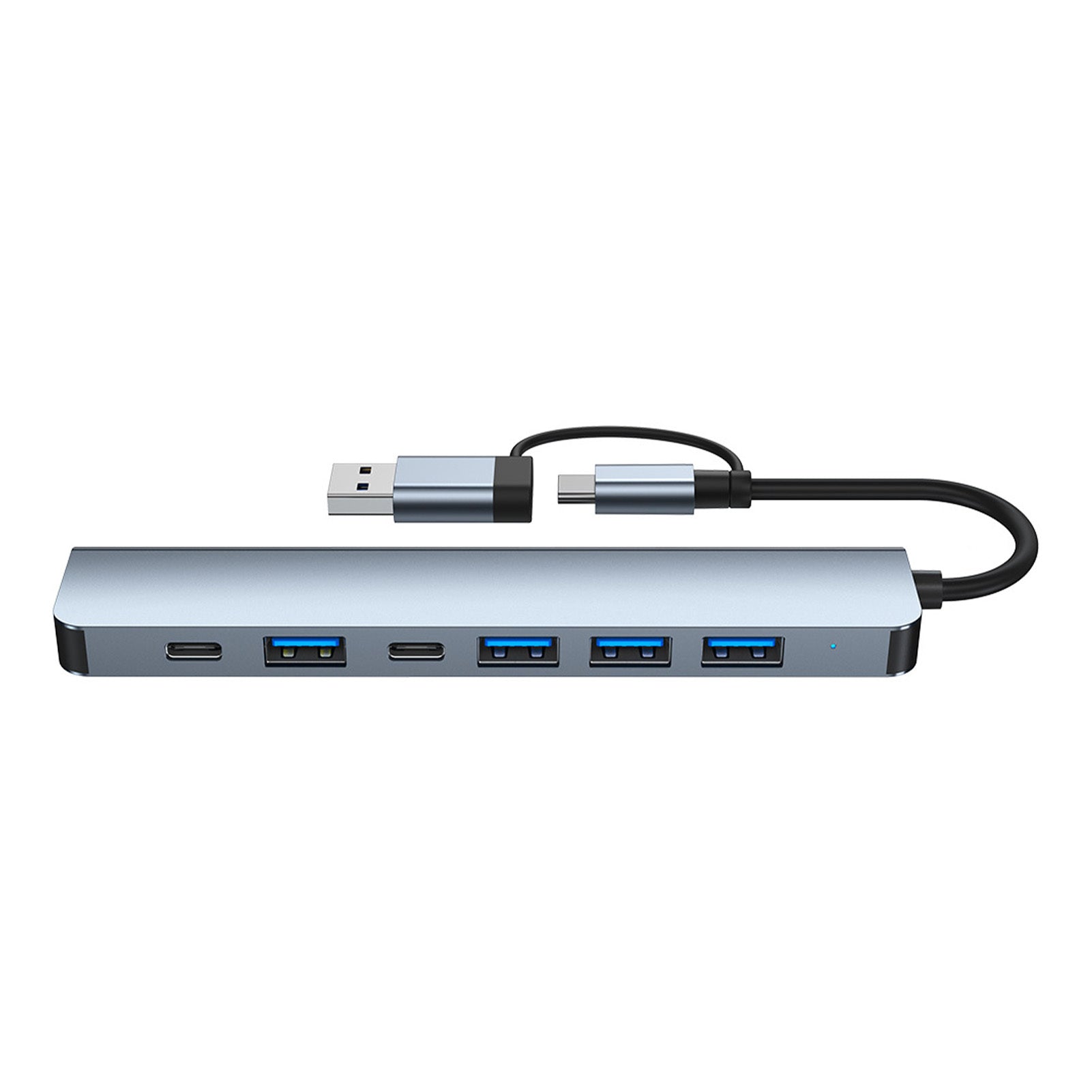 7-in-1 Type-C Hub | Fast Charging & USB Docking Station