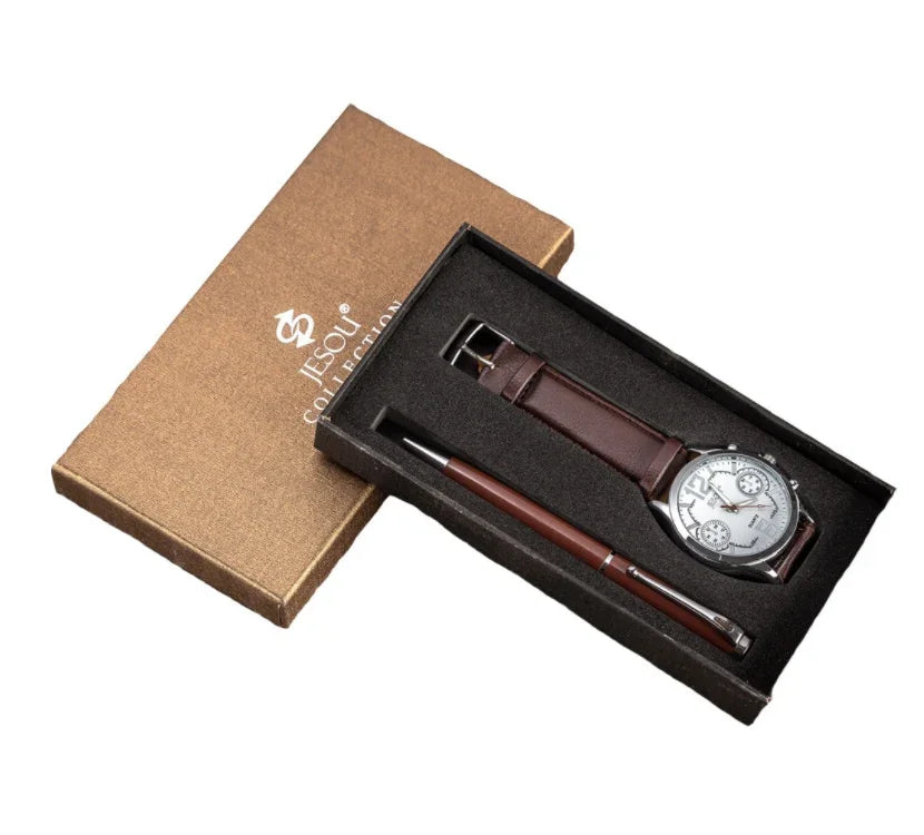 Mens Gift Set Beautifully Wrapped Watch Pen | Kit - 0 | 40Mm Christmas (View 5)