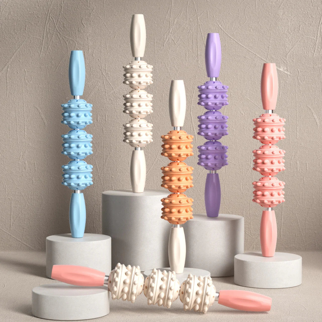 Muscle Relaxation Roller Spike Massage Stick | Charger - Electronics > Power | Massage Massager (View 2)