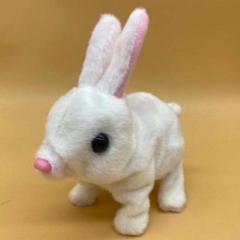 Simulation Pet Plush Electric Rabbit Toys | White - Pet Toys (View 8)