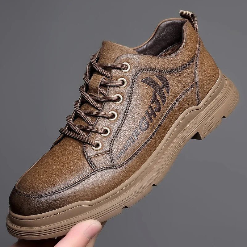 Mens Breathable Business Shoes | Leather Measuring - 0 | Accessory Elegant