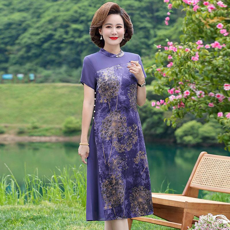 Womens Clothes Summer Cloud Brocade Improved Cheongsam - Women's Clothes and Accesories | Accessory Clothes (View 6)