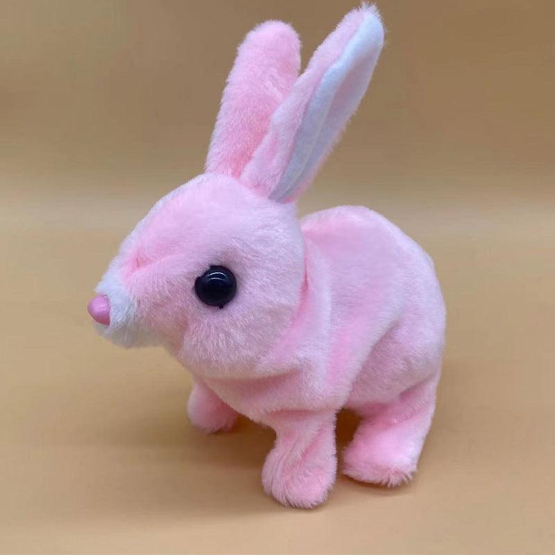 Simulation Pet Plush Electric Rabbit Toys | White - Pet Toys (View 7)