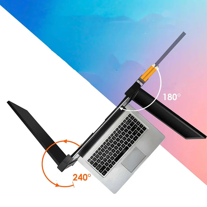 Hd Dual Screen Monitor Notebook | Portable Edition - Electronics > Video > Video Accessories > Computer Monitor Accessories | Bluetooth Device (View 2)