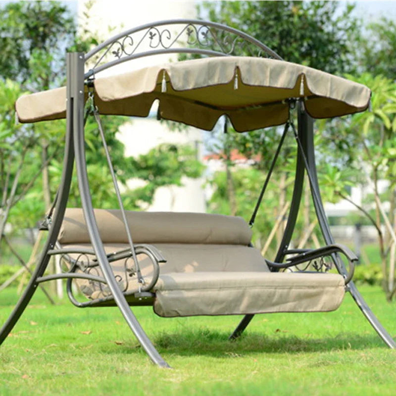 Outdoor Leisure Furniture Rocking Chair Iron Swing - Outdoor Furniture | Accessory Elegant