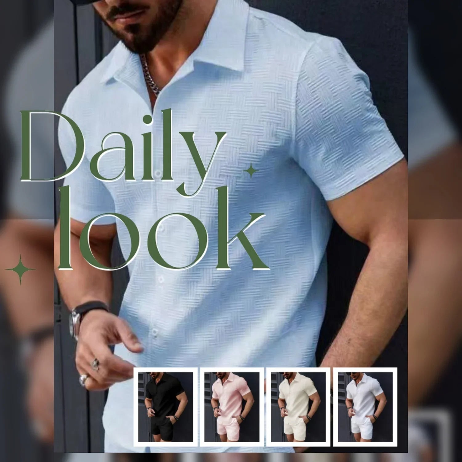 Leisure Breathable Beach Two Piece Suits Mens Summer - 0 | Accessory Breathable