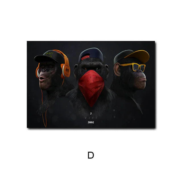 Poster Art Print Modern Canvas Painting Popular Fashion - 0 | Poster Print (View 5)