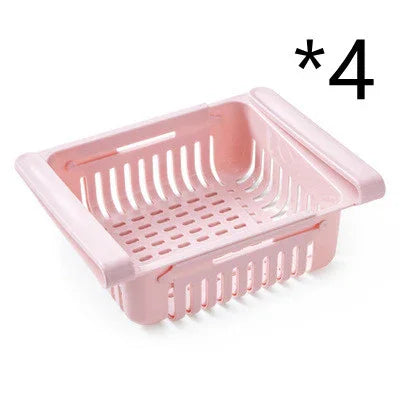 Refrigerator Storage Basket Stretchable Multifunction - Home & Garden > Storage & Organization | Candy Chocolate (View 15)