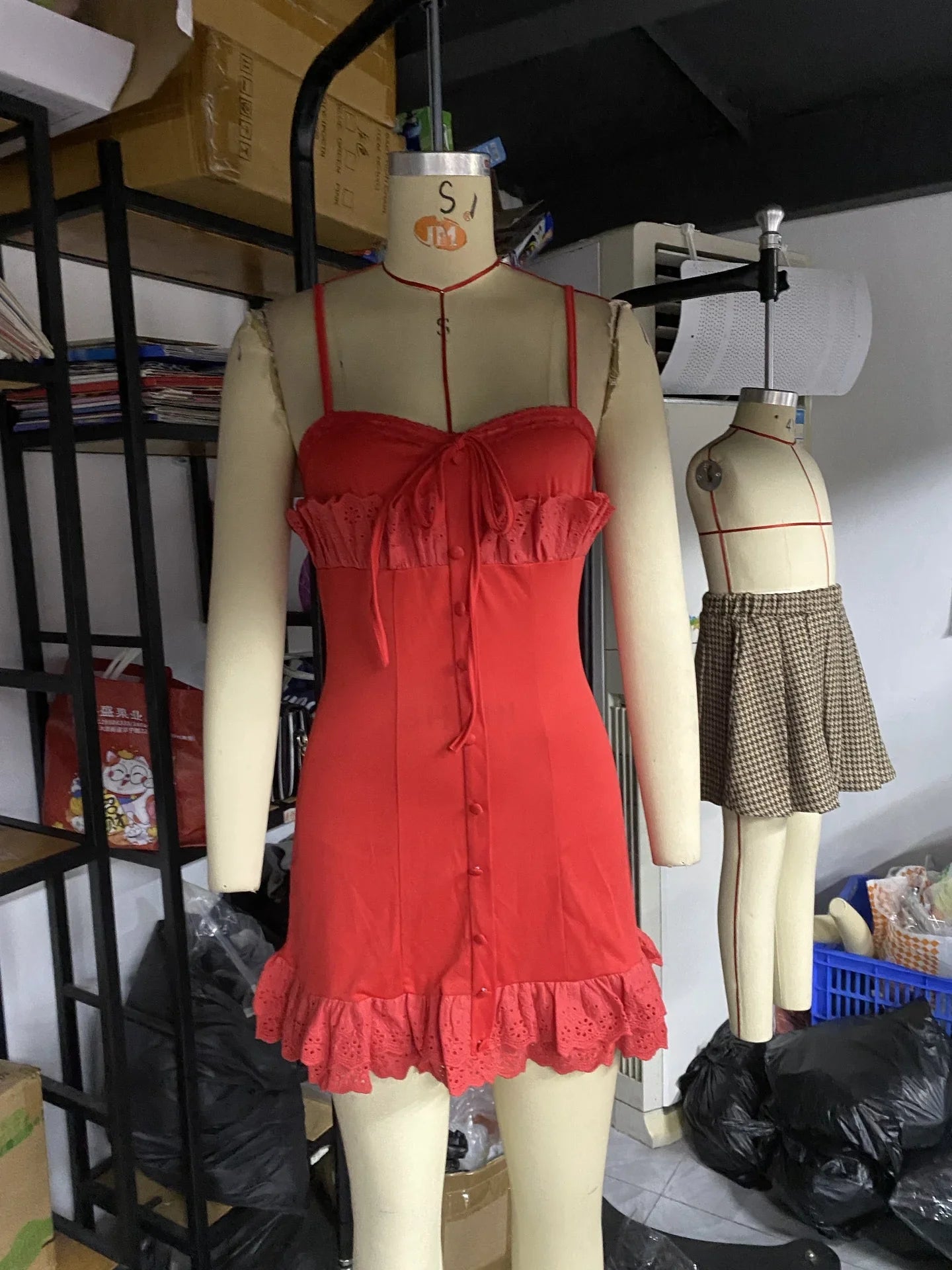 Multibutton Lace Halter Dress | 2023 Series Edition - Other > Uncategorized | 2023 2023-fashion (View 3)