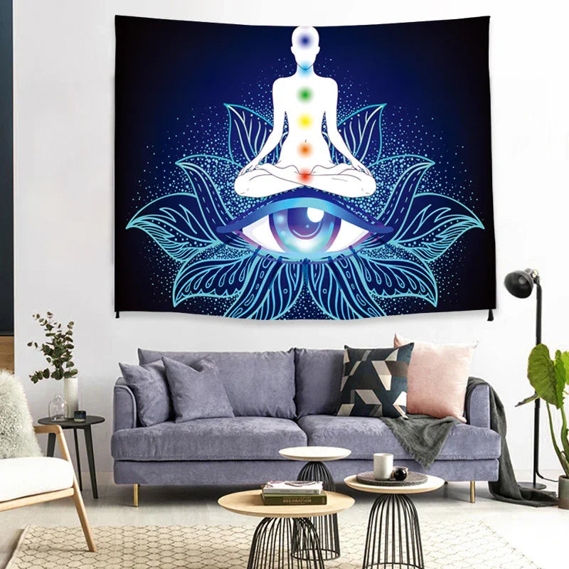 Trendy Home Decor Psychedelic Print Tapestry | Holder - Home Decor | Decor Home (View 5)