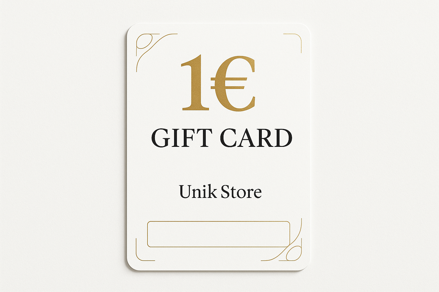 Gift Card 1 Euro
